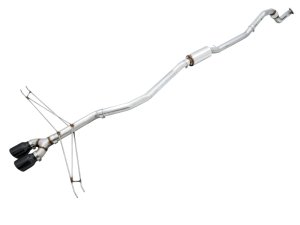 Honda Civic Si Performance Exhaust - AWE Tuning - Cat-Back Track Edition - Diamond Black - `16-`27